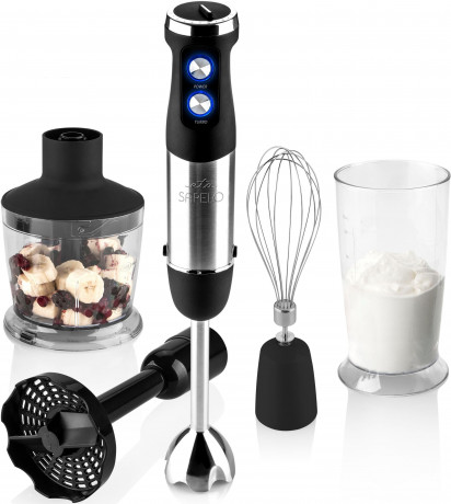 eta eta Stabmixer SAPELO ETA501390010, 800 W, mit Spezialaufsatz zum Stampfen von Kartoffeln  ручной блендер eta SAPELO ETA501390010, 800 Вт, со специальной насадкой для пюре