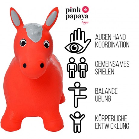 Pink Papaya Hupftier Pferd копытное животное лошадь