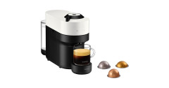 Krups Krups Nespresso Vertuo Pop Coconut White XN9201, Kapselmaschine schwarz/weiss  schwarz, weiss Krups Nespresso Vertuo Pop Coconut White XN9201, капсульная машина черный/белый