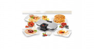 Unold Unold Doppel-Waffeleisen 48241 silber/schwarz, 1.300 Watt silber/schwarz Двойная вафельница Unold 48241 серебристый/черный, 1300 Вт