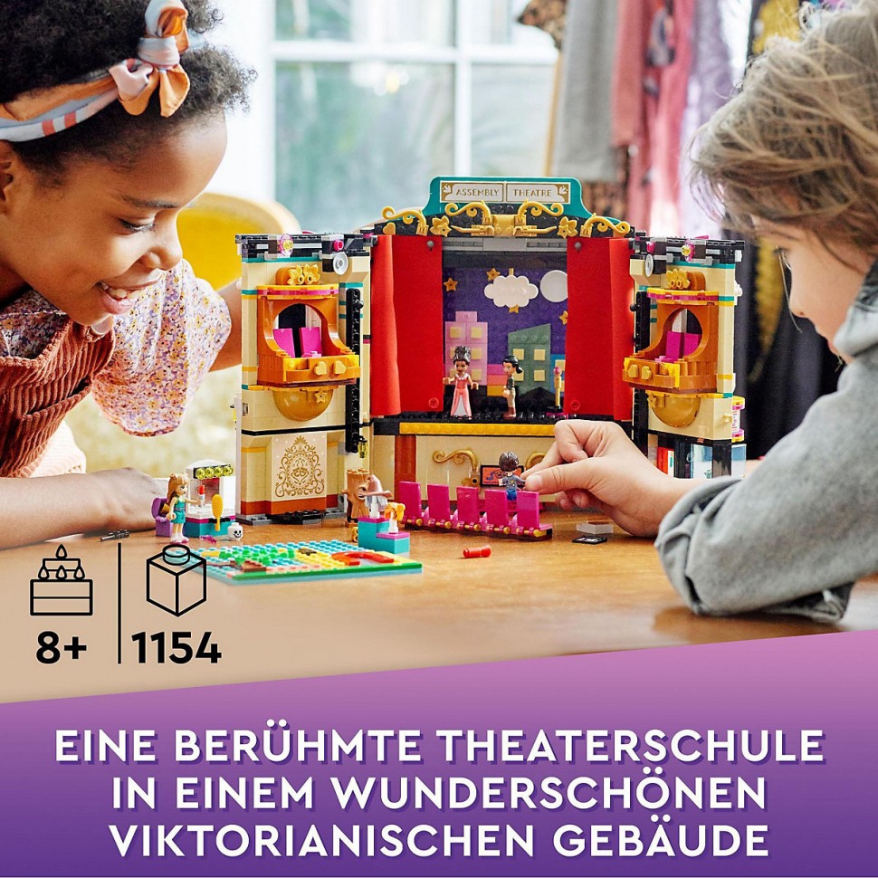 Купить LEGO Friends 41714 Andreas Theaterschule ЛЕГО Театральная школа  Андреа в интернет-магазине Diskontshop.eu Германия всего за 16 299 руб. в