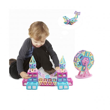 TOPMELON Satz mit  85 magnetischen Bausteinen Набор из 85 магнитных строительных блоков.