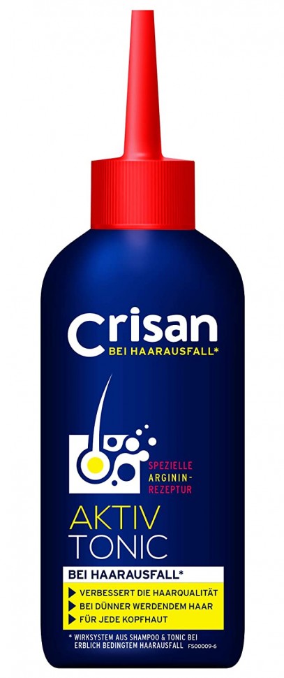 Crisan Aktiv Tonic Wirksystem Тоник с Аргинином с системой защиты от выпадения волос, 150 мл
