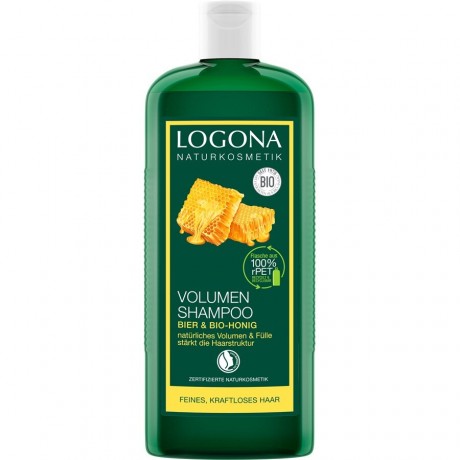 Logona Volumen Shampoo Bier & Bio-Honig  Шампунь Volume Beer &amp; Organic Honey