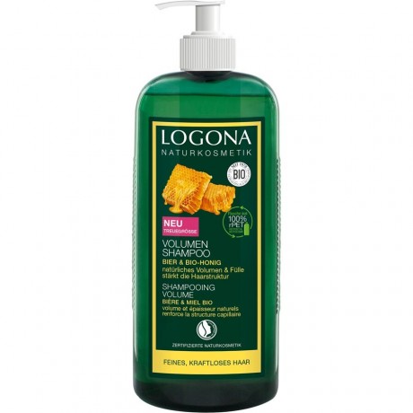 Logona Volumen Shampoo Bier & Bio-Honig  Шампунь Volume Beer &amp; Organic Honey