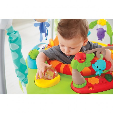 Mattel Fisher-Price Spielspass Rainforest Jumperoo Веселая игра Fisher-Price Rainforest Jumperoo