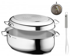 WMF WMF Extrabr\u00e4ter 8,5l inkl. Deckel silber WMF Extra Br>4ter 8,5л с крышкой