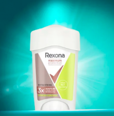 Rexona Antitranspirant Deocreme Maximum Protection Stress Control, 45 ml Крем-дезодорант-антиперспирант Максимальная защита Stress Control, 45 мл