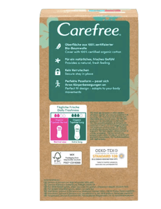 Carefree Slipeinlagen Organic Cotton Normal 30 St, Карефри Ежедневные прокладки из органического хлопка Normal 30шт, 25 упаковок (750 штук)