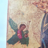 Картина винтажная "Богородица", дерево, ручная роспись, 21 x 27,5 см, Германия, 1960-70гг.