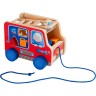 Haba Nachziehspielzeug Feuerwehrauto Передвижная игрушечная пожарная машина