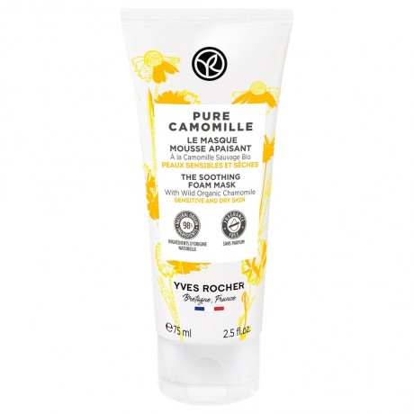 Yves Rocher Pure Camomille Beruhigende Mousse-Maske Успокаивающая маска-мусс Pure Camomille