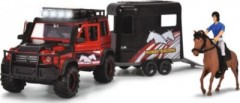 Dickie Toys Horse Trailer Set Комплект прицепа для лошадей