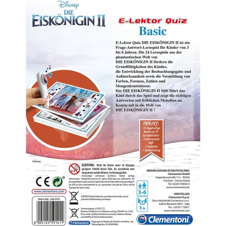 Clementoni E-Lektor Quiz Basic Базовая викторина E-Lector