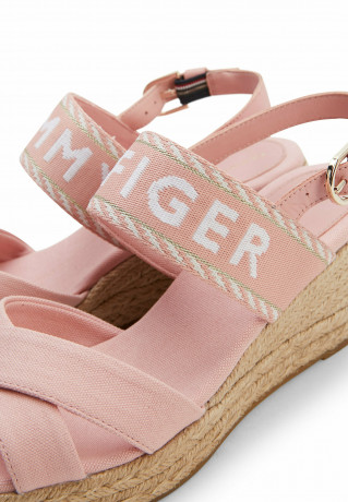 Tommy Hilfiger LOGO MID Espadrilles soothing pink LOGO MID Эспадрильи успокаивающий розовый