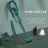 farfi farfi Akku-Handstaubsauger Mini-Staubsauger,wiederaufladbar,hohe Saugleistung Zuhause,Auto,Buro, beutellos, Nennleistung: Max120W Grun Беспроводной ручной пылесос Farfi, мини-пылесос, перезаряжаемый, высокая мощность всасывания, для дома, автомобиля