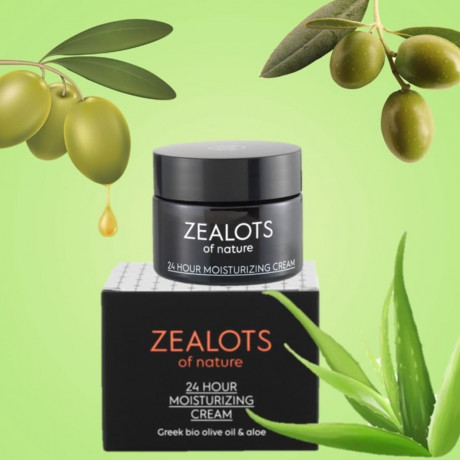 Zealots of Nature Zealots of Nature 24HOUR MOISTURIZING CREAM Zealots of Nature УВЛАЖНЯЮЩИЙ КРЕМ НА 24 ЧАСА