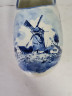 Фигурка винтажная Delft Blue Holland "Башмачок с мельницей", фарфор, 6 x 16 x 8 см, Нидерланды, 1960-1970гг.