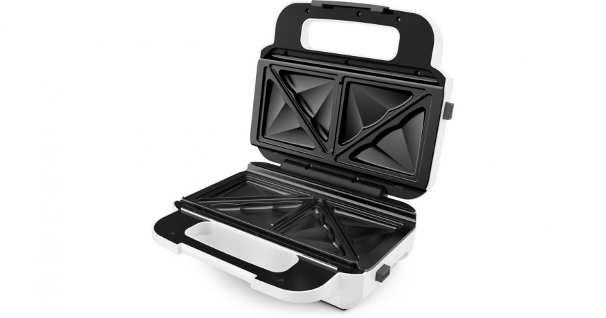 Tefal Tefal Snack XL SW7011, Sandwichmaker weiss/grau, 850 Watt, mit 2 Platten-Sets weiss/grau Tefal Snack XL SW7011, сэндвичница белый/серый, 850 Вт, с 2 наборами тарелок