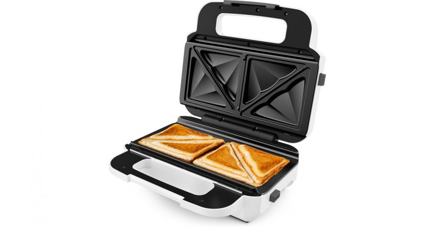 Tefal Tefal Snack XL SW7011, Sandwichmaker weiss/grau, 850 Watt, mit 2 Platten-Sets weiss/grau Tefal Snack XL SW7011, сэндвичница белый/серый, 850 Вт, с 2 наборами тарелок