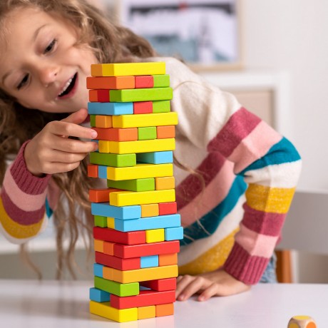 myToys ORIGINALS Farbspass Wackelturm Раскрась веселую шаткую башню