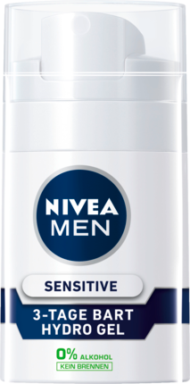 NIVEA MEN Средство для ухода за лицом 3-Tage Bart Hydro Гель Чувствительный , 50 мл