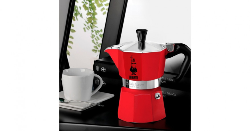 Bialetti Bialetti Moka Express, Espressomaschine rot, 1 Tasse rot Bialetti Moka Express, кофемашина для эспрессо, красная, 1 чашка