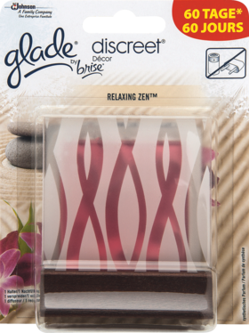 Glade Освежитель воздуха by Brise discreet Decor Оригинал	ьный Relaxing Zen, 8 г