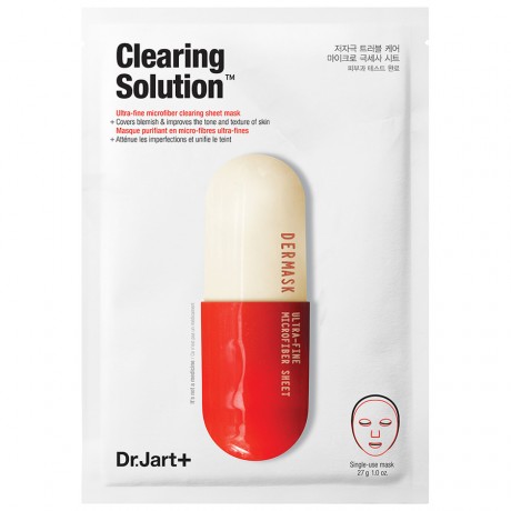 Очищающая маска для лица Dr. Jart + Dermask Micro Jet Clearing Solution
