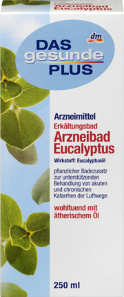 Mivolis Arzneibad Eucalyptus Лечебная эвкалиптовая ванна, добавка для ванны с эфирным маслом эвкалипта, 250 мл