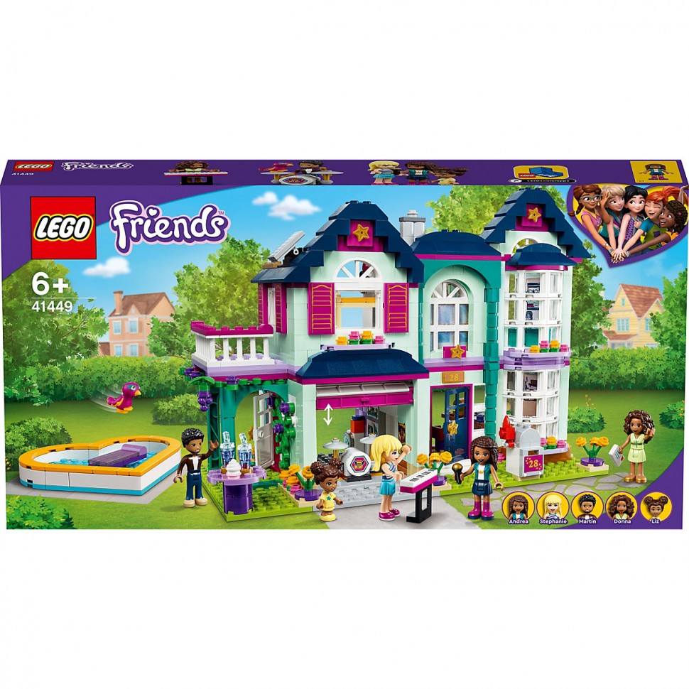 Купить LEGO Friends 41449 Andreas Haus ЛЕГО Дом семьи Андреа в  интернет-магазине Diskontshop.eu Германия всего за 11 409 руб. в