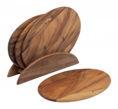 Zassenhaus Zassenhaus Fruchstuccksbretter-Set oval braun Овальная доска для завтрака Zassenhaus