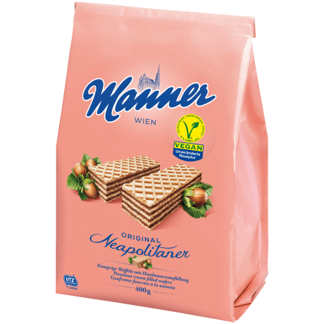 Manner Neapolitaner Вафли с ореховой начинкой 400г