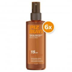 Piz Buin Tan & Protect Tan Intensifying Sun Oil Spray SPF 15 6stk x 150ml (900ml) Масло-спрей SPF 15, 6 штук х 150мл (900мл)