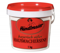 Handlmaier's Bayerisch-suber Hausmachersenf 1kg x 2stk, Баварская домашняя сладкая горчица, 1кг x 2 упаковки