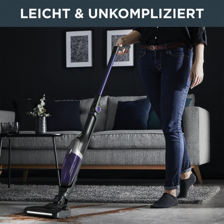 Rowenta Rowenta Akku-Hand-und Stielstaubsauger RH1238 Xtrem Compact, 145 W, beutellos, leistungsstark, Bodenladestation, Multifunktionsreinigung, Flex-Gelenk Беспроводной ручной пылесос Rowenta RH1238 Xtrem Compact, 145 Вт, без мешка, мощный, напольная з