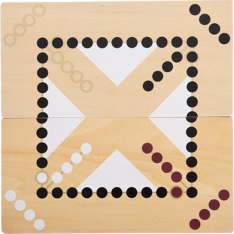 Small Foot Ludo und Leiterspiel Gold Edition Золотое издание игры «Людо и лестница»