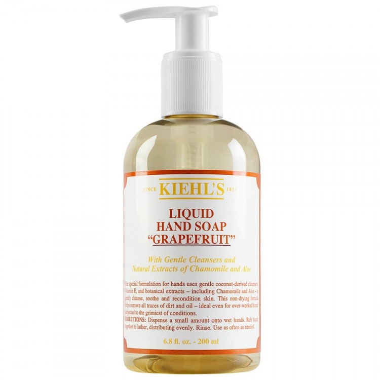 Kiehl’s Liquid Hand Soap Grapefruit Жидкое мыло для рук Грейпфрут 200мл Kiehl’s Liquid Hand Soap Grapefruit Жидкое мыло для рук Грейпфрут 200мл