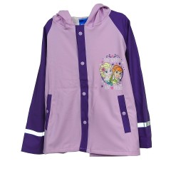 Disney Eiskonigin Regenjacke Frozen Anna und Elsa lila Regenjacken fur Kinder Ледяная королева дождевик Frozen Анна и Эльза фиолетовые дождевики для детей