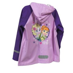 Disney Eiskonigin Regenjacke Frozen Anna und Elsa lila Regenjacken fur Kinder Ледяная королева дождевик Frozen Анна и Эльза фиолетовые дождевики для детей