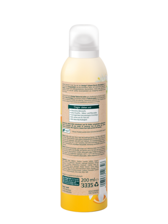 Kneipp Schaum-Dusche Wachgekusst, Кнайпп Пена для душа с маслом жожоба и ароматом цветков апельсина, 200 мл