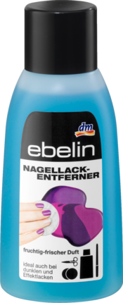 ebelin Жидкость для снятия лака с ацетоном, 125 мл