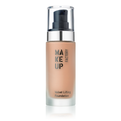Антивозрастная бархатная тональная основа Make Up Factory Velvet Lifting Foundation, оттенок 14 Sand