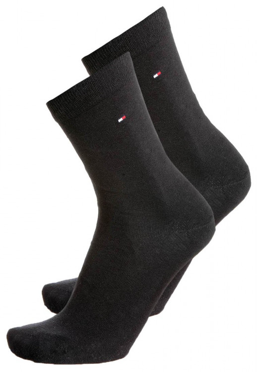 Tommy Hilfiger 2 PACK Socks black 2 УПАКОВКИ носков черный Tommy Hilfiger 2 PACK Socks black 2 УПАКОВКИ носков черный