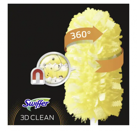 Swiffer 3D Staubmagnet 360 Tucher Nachfullpack, 5 St x 5 paks, Свиффер Сменные насадки 360 градусов против пыли для магнитной щетки, 5 штук x 5 упаковок