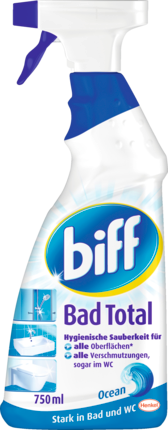 Biff Очиститель для ванны и туалета Bad Total Ocean, 750 мл Biff Очиститель для ванны и туалета Bad Total Ocean, 750 мл