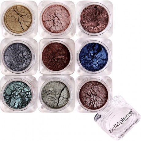 Bellapierre Cosmetics (Бллапьер Косметикс) Augen 9 Stack Shimmer Powder Мерцающая пудра Glamorous Glitter, 15,75 г