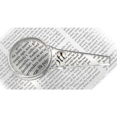 Edu-Toys Acrylhandlupe 40mm + 25mm Lesehilfe Акриловая ручная лупа 40 мм + вспомогательное средство для чтения 25 мм