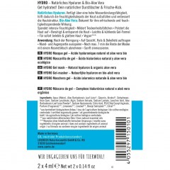 Sante Hydro Gel-Maske Naturliches Hyaluron & Bio-Aloe Vera Hydro Gel Mask Натуральная гиалуроновая кислота и органическое алоэ вера