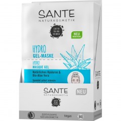 Sante Hydro Gel-Maske Naturliches Hyaluron & Bio-Aloe Vera Hydro Gel Mask Натуральная гиалуроновая кислота и органическое алоэ вера